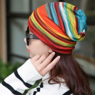 Flannel Warm Bonnet Beanie