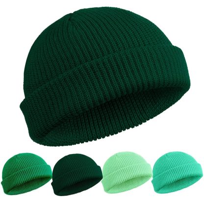 Short Roll-up Edge Beanie Cap - Image 2