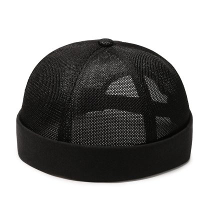 Rolled Mesh Beanie Cap - Image 3