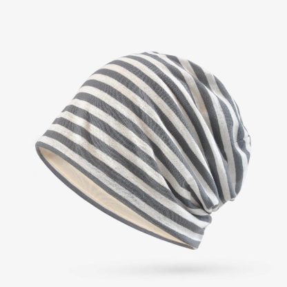 Striped Beanie Bonnet - Image 6