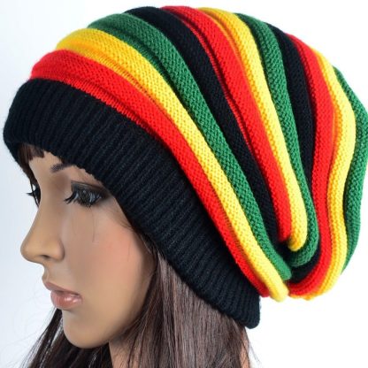 Multi-Color Striped Beanie