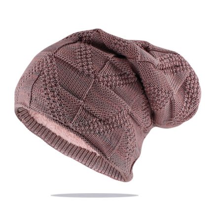 Color Splash Casual Knitted Bonnet - Image 5
