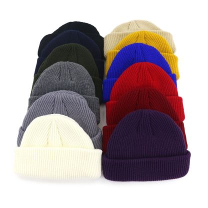 Short Roll-up Edge Beanie Cap - Image 6