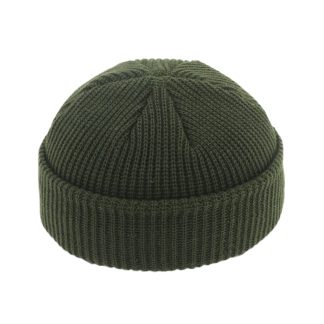 Short Roll-up Edge Beanie Cap