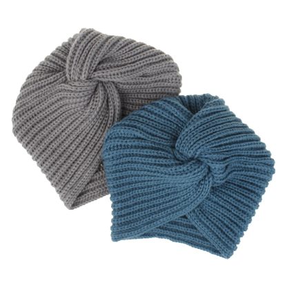 Chic Cross Knit Beanie Hat - Image 7