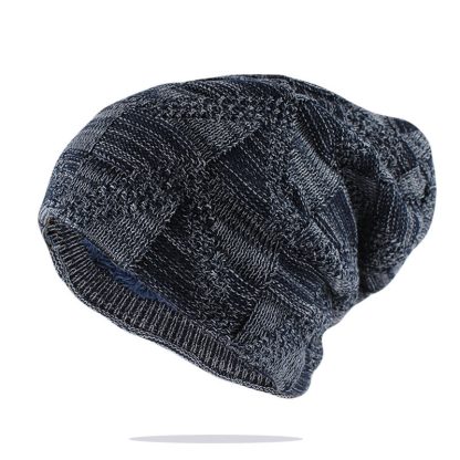 Color Splash Casual Knitted Bonnet - Image 7
