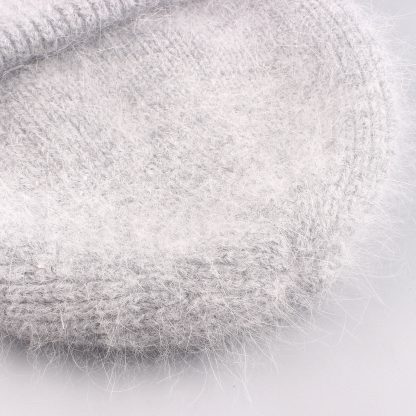 Fuzzy Trimmed Winter Beanie - Image 7