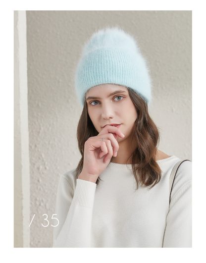 Wide Cuff Winter Beanie - Image 5