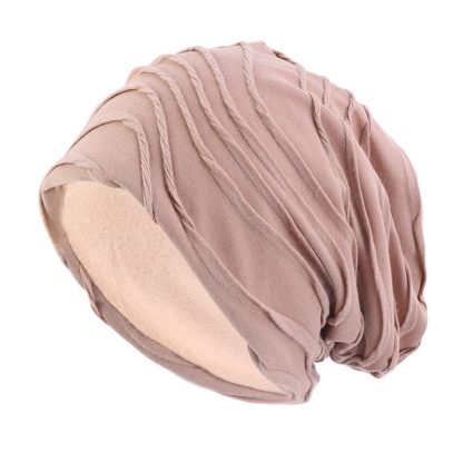 Foldable Solid Color Beanie - Image 6