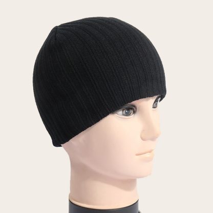 Simple Stripe Short Beanie - Image 2