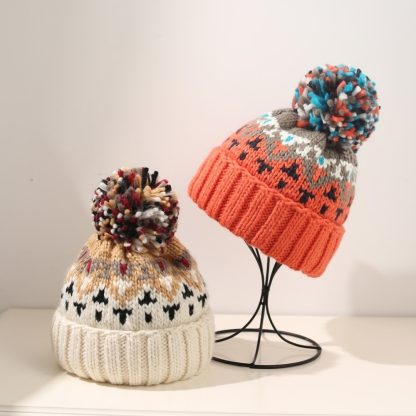 Vibrant Winter Wonderland Beanie - Image 3