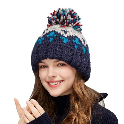 Vibrant Winter Wonderland Beanie