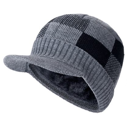 Classic Cable-Knit Woolen Beanie Cap - Image 3