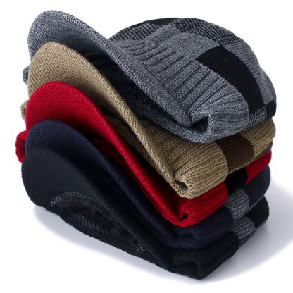 Classic Cable-Knit Woolen Beanie Cap - Image 4