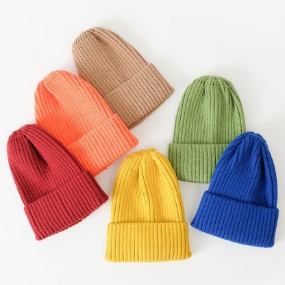 Solid Color Autumn Beanie - Image 3