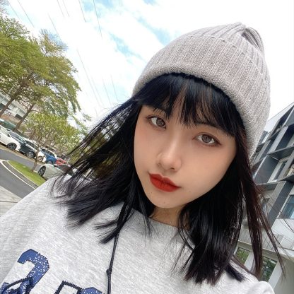 Solid Color Autumn Beanie - Image 4