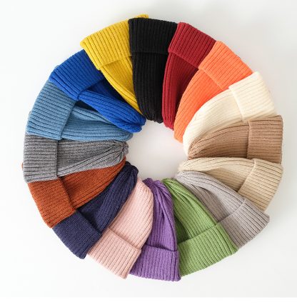 Solid Color Autumn Beanie - Image 7