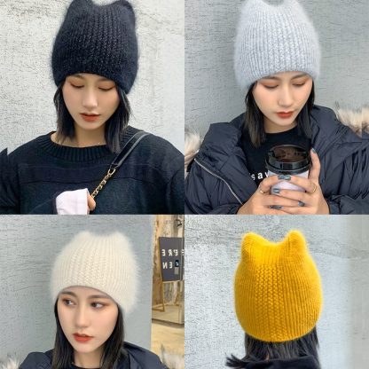 Comfy Winter Beanie Knit Hat - Image 3