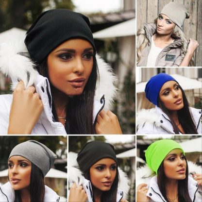 Hipster Chic Slouchy Beanie Hat - Image 3