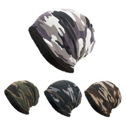 Camo Comfort Crochet Beanie - Image 2