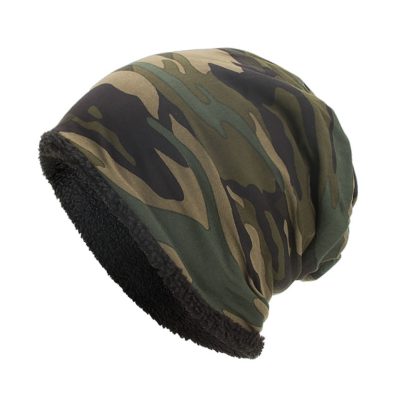 Camo Comfort Crochet Beanie - Image 5