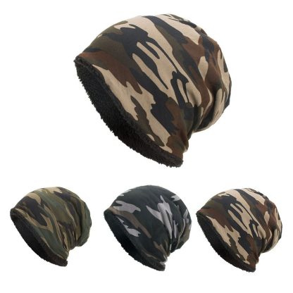 Camo Comfort Crochet Beanie - Image 6