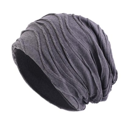 Foldable Solid Color Beanie - Image 2