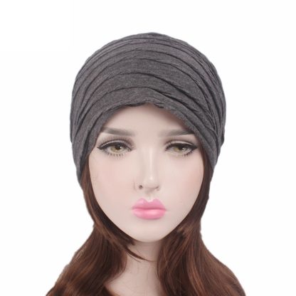 Foldable Solid Color Beanie - Image 3