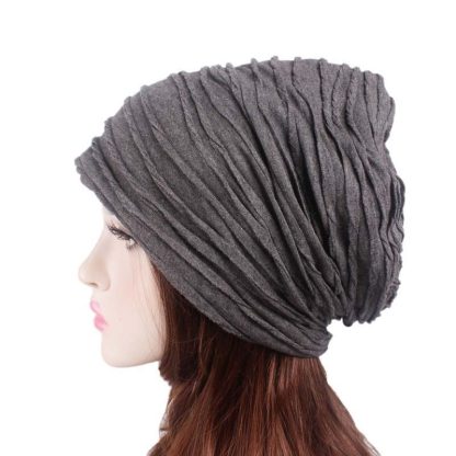 Foldable Solid Color Beanie - Image 4