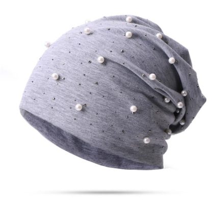 Rhinestone-Adorned Beanie - Image 3