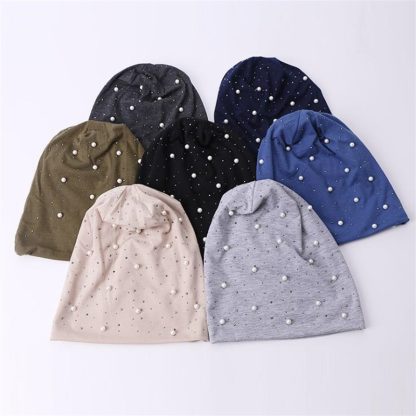Rhinestone-Adorned Beanie - Image 5