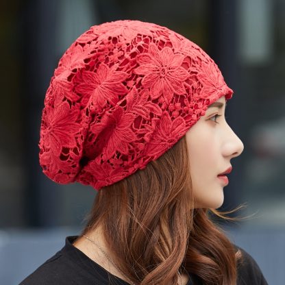 Elegant Headscarf Beanie - Image 2