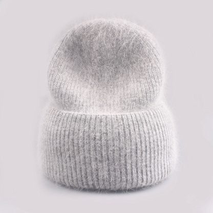 Fuzzy Trimmed Winter Beanie - Image 2