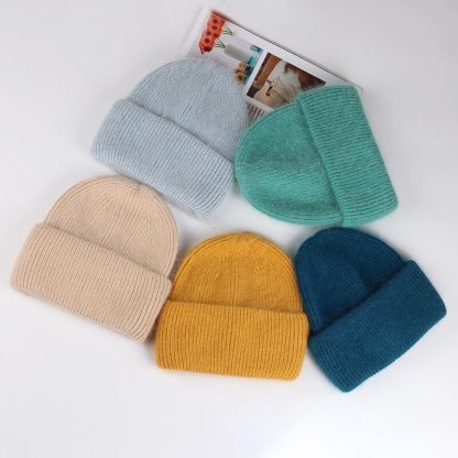 Fuzzy Trimmed Winter Beanie - Image 5