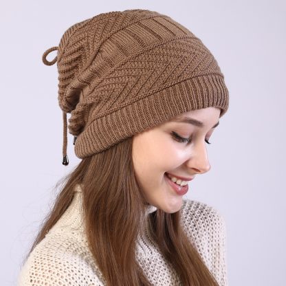 Stretchy Beanie Hat Scarf Combo - Image 3
