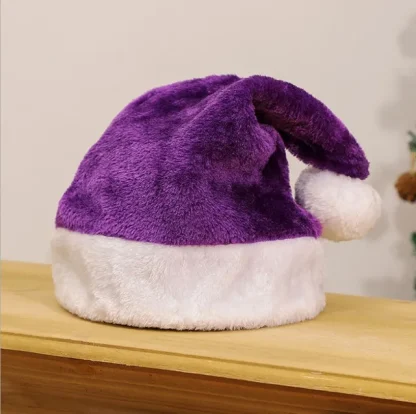 Plush Santa Claus Christmas Hat - Image 13