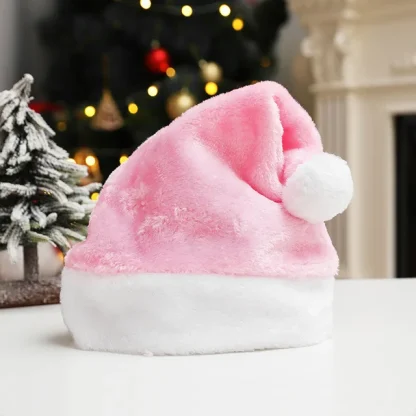 Plush Santa Claus Christmas Hat - Image 8