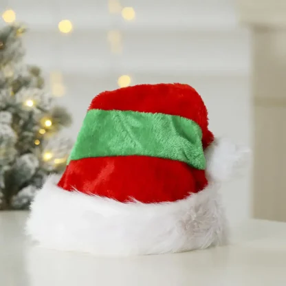 Plush Santa Claus Christmas Hat - Image 15