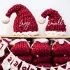 Long Knit Santa Beanie - Image 6