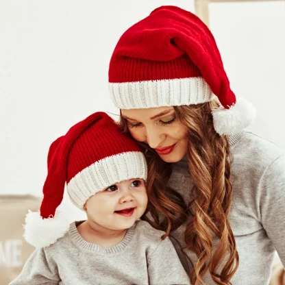 Cute Pompom Christmas Beanie - Image 3