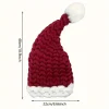 Long Knit Santa Beanie - Image 7