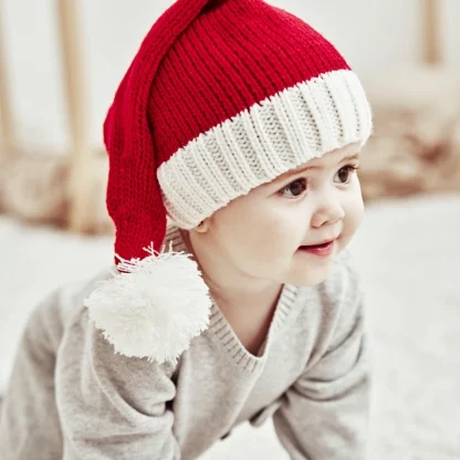 Cute Pompom Christmas Beanie - Image 4