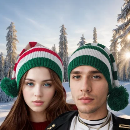 Festive Knit Hat for Adults - Image 5