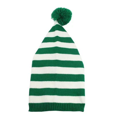 Elf Santa Striped Beanie - Image 3
