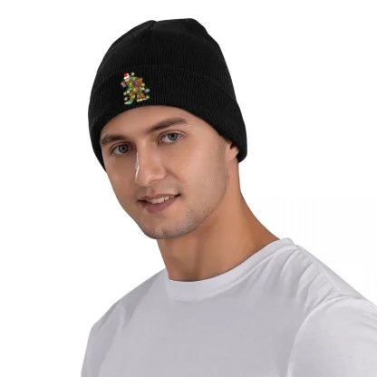 Elastic Christmas Tree Beanie - Image 2