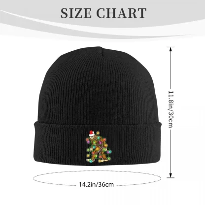 Elastic Christmas Tree Beanie - Image 5